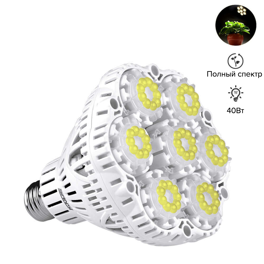 GROW LED лампа полного спектра 36W 00001