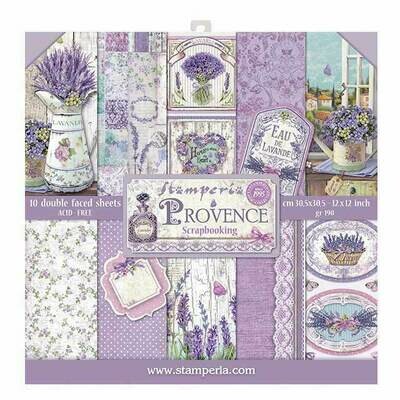 Stamperia Provence - 12 x 12 Paper Pad Stamperia Provence - 12 x 12 Paper Pad