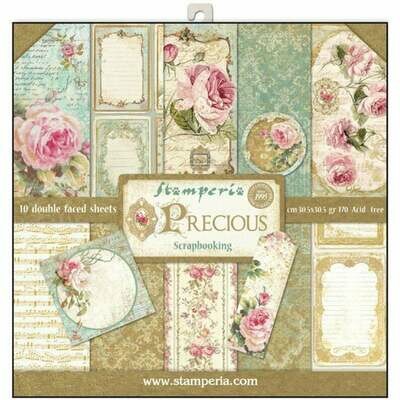 Stamperia Precious Gift - 12 x 12 Paper Pad Stamperia Precious Gift - 12 x 12 Paper Pad