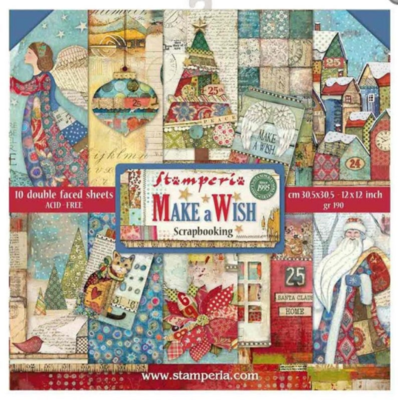 Stamperia Make a Wish - 12 x 12 Paper Pad Stamperia Make a Wish - 12 x 12 Paper Pad