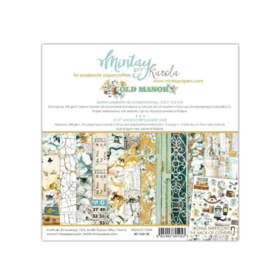 Mintay by Karola - Old Manor - 6 x 6 Collection Pack Mintay by Karola - Old Manor - 6 x 6 Collection Pack