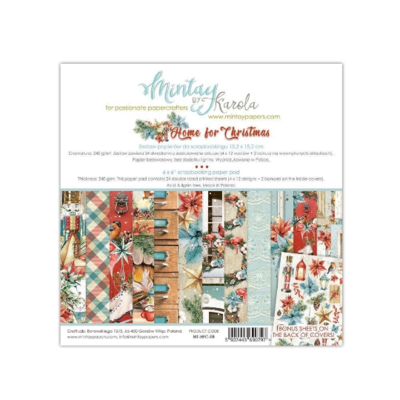 Mintay by Karola - Home For Christmas - 6 x 6 Collection Pack Mintay by Karola - Home For Christmas - 6 x 6 Collection Pack