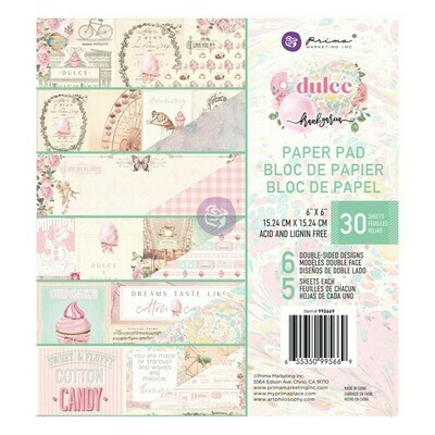 Dulce 6x6 Paper Pad - Prima Marketing Dulce 6x6 Paper Pad - Prima Marketing