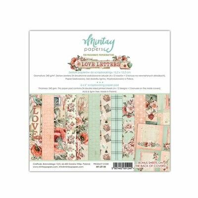 Mintay by Karola - Love Letters - 6 x 6 Collection Pack Mintay by Karola - Love Letters - 6 x 6 Collection Pack