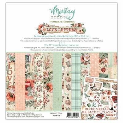 Mintay by Karola - Love Letters - 12 x 12 Collection Pack Mintay by Karola - Love Letters - 12 x 12 Collection Pack
