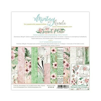 Mintay by Karola - Secret Place - 6 x 6 Collection Pack Mintay by Karola - Secret Place - 6 x 6 Collection Pack