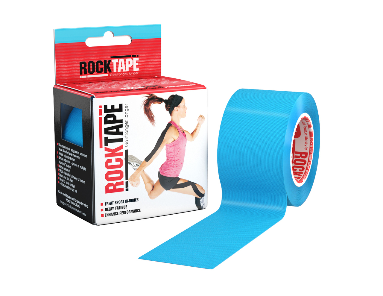 RockTape, 5см х 5м, голубой RCT100-BL-OS