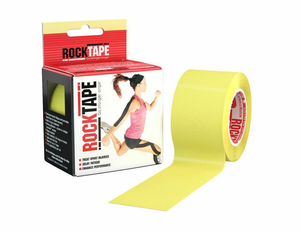 RockTape, 5см х 5м, желтый RCT100-YW-OS