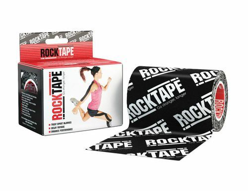 RockTape, 10см х 5м, черный лого RCT100-BKLG-MBD