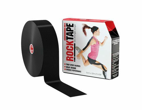 RockTape, 5см x 32м, черный RCT100-BK-LG