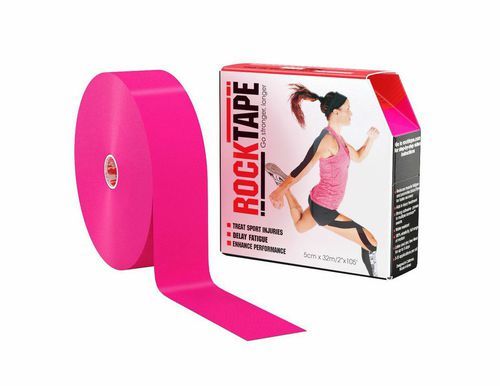 RockTape, 5см x 32м, розовый RCT100-PK-LG