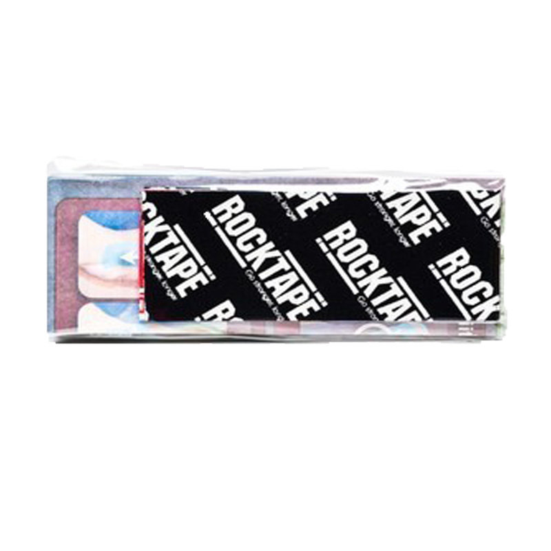 RockTape, Power Strip, 5см х 50см, черный лого RCT100-BKLG-SP