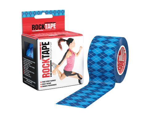 RockTape, 5см х 5м, Blue Argyle RCT100-ARG-OS