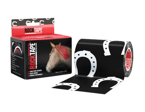RockTape, Equine, 10см x 5м, подкова (для лошадей) RCT100R-HS-EQMB