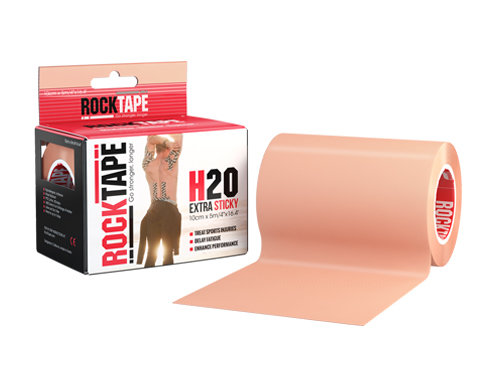 RockTape H2O, 10см x 5м, телесный RCT100-BGH2O-MBD