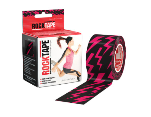 RockTape, 5см х 5м, Pink Lightning RCT100-PKLTN-OS
