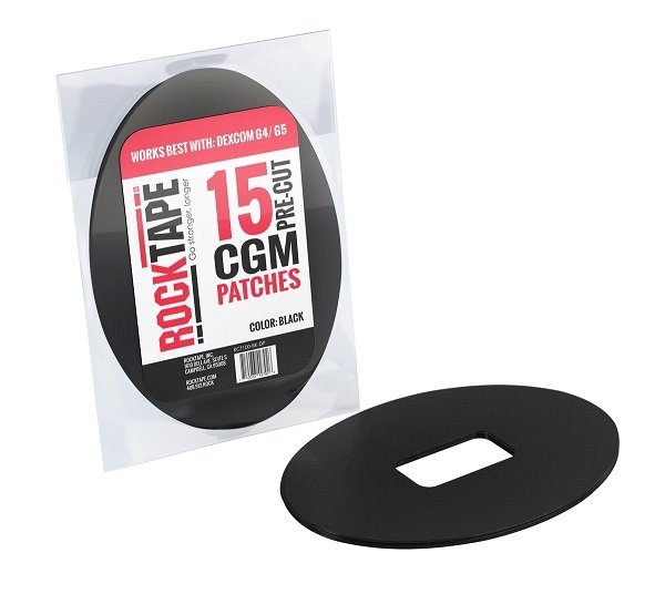 Patch для крепления глюкометра, Black RCT100-BK-DP