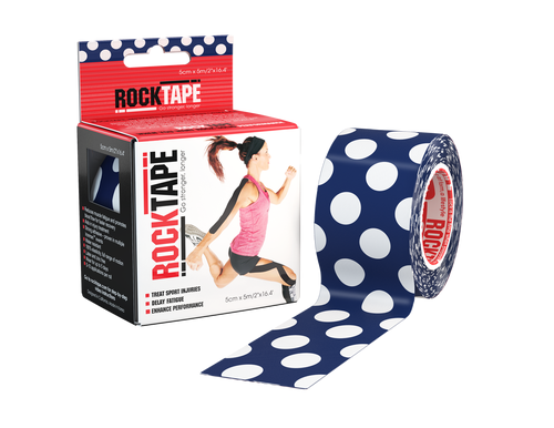 RockTape, 5см х 5м, Polka Dot RCT100-PD-OS