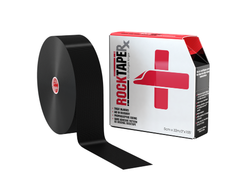 RockTapeRx, 32 метра, черный RCT100-BK-RX
