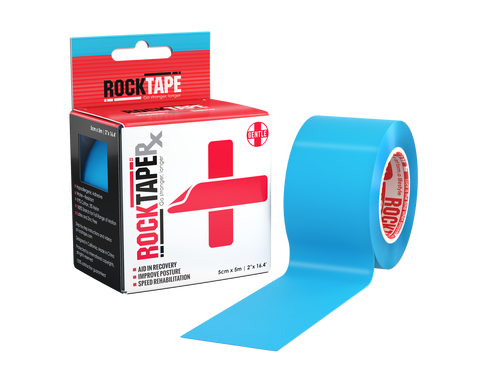 RockTapeRx, 5см x 5м, голубой RCT100-BL-OSRX