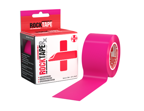 RockTapeRx, 5см x 5м, розовый RCT100-PK-OSRX