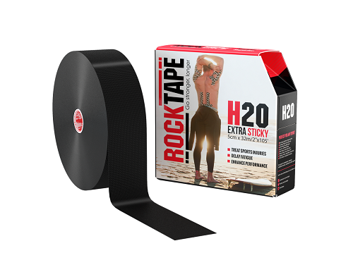 RockTape H2O, 5см x 32м, черный RCT100-BKH2O-LG