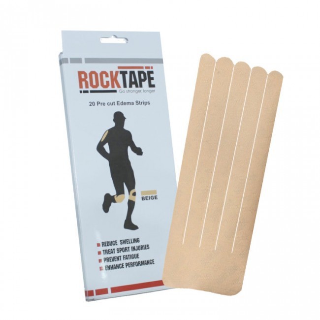 RockTape, Precut Edema Strips, телесный