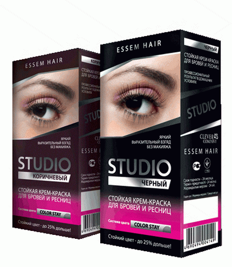 Краска для бровей и ресниц Essem Hair Studio 50442