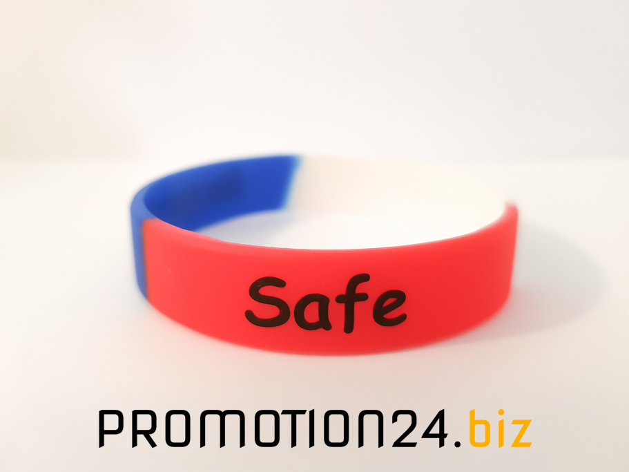 Silikonarmbänder, bedruckt
