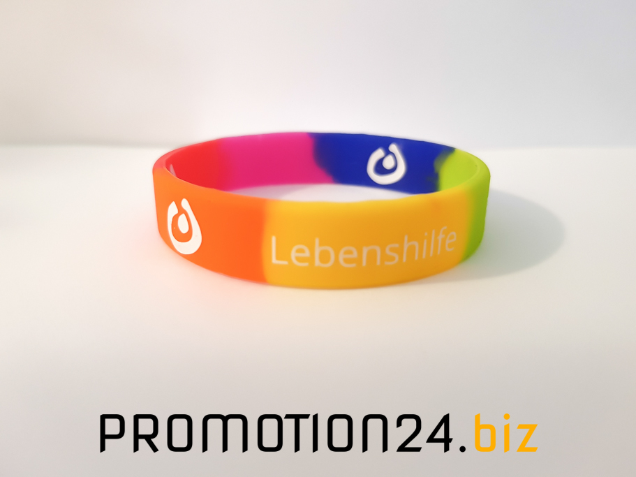Silikonarmbänder, bedruckt