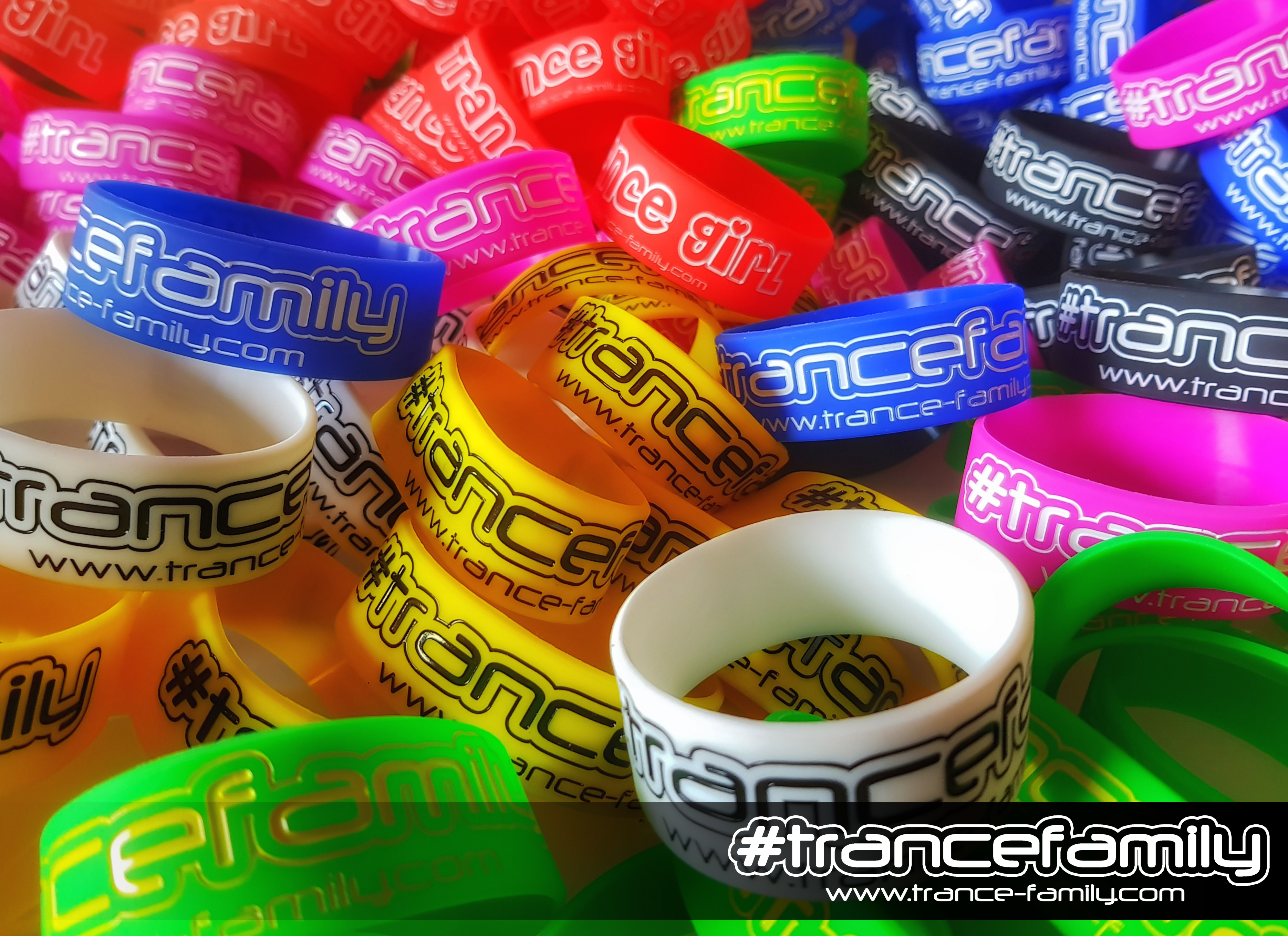 #TranceFamily Wristbands - green 20105