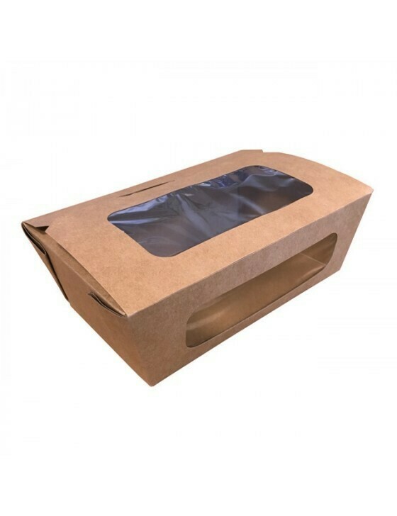 FSC® kraft/PLA coated lunchbox+venster 16x10x6cm
Verpakt per 50 stuks FSC® kraft/PLA coated lunchbox+venster 16x10x6cm
Verpakt per 50 stuks