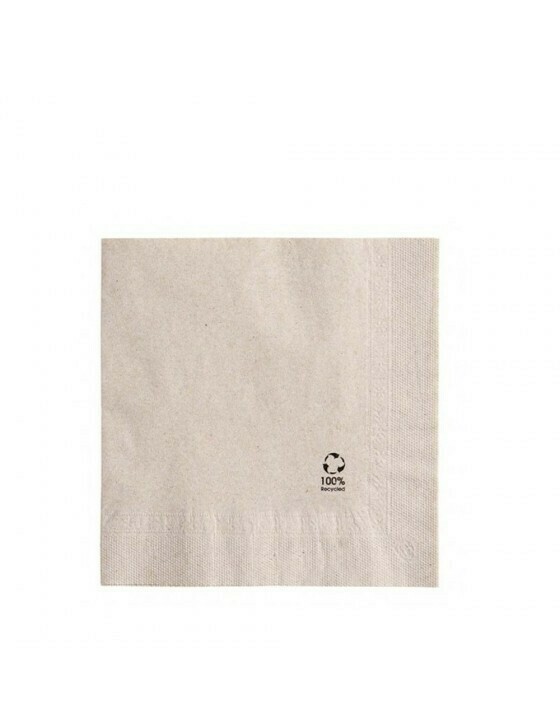 Servet gerecycled/ongebleekt 33x33cm ¼ vouw 2-ply
Verpakt per 100 stuk Servet gerecycled/ongebleekt 33x33cm ¼ vouw 2-ply
Verpakt per 100 stuk