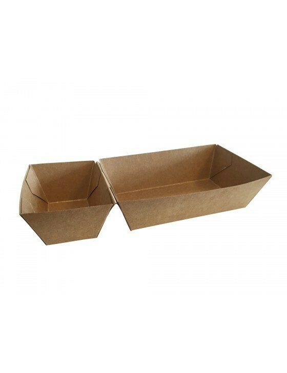 FSC® kraft/PLA coated snackbakje A9+/A22
Verpakt per 100 stuks FSC® kraft/PLA coated snackbakje A9+/A22
Verpakt per 100 stuks