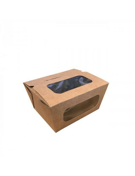 FSC® kraft/PLA coated lunchbox+venster 110x90x63mm
Verpakt per 450 stuks FSC® kraft/PLA coated lunchbox+venster 110x90x63mm
Verpakt per 450 stuks