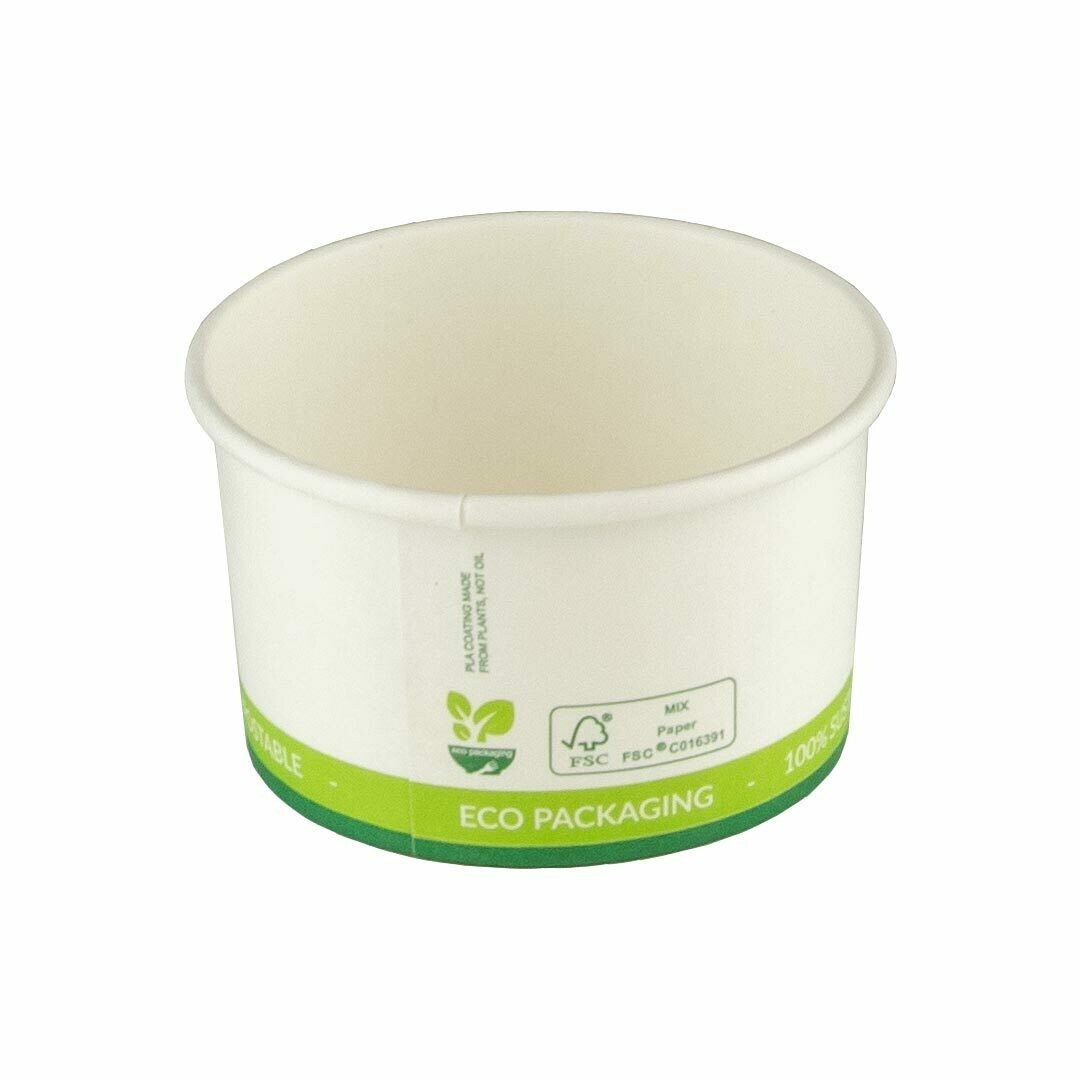 FSC® karton/PLA ijsbeker 3oz/90ml/71mm Ø x 40mm
Verpakt per 50 stuks FSC® karton/PLA ijsbeker 3oz/90ml/71mm Ø x 40mm
Verpakt per 50 stuks