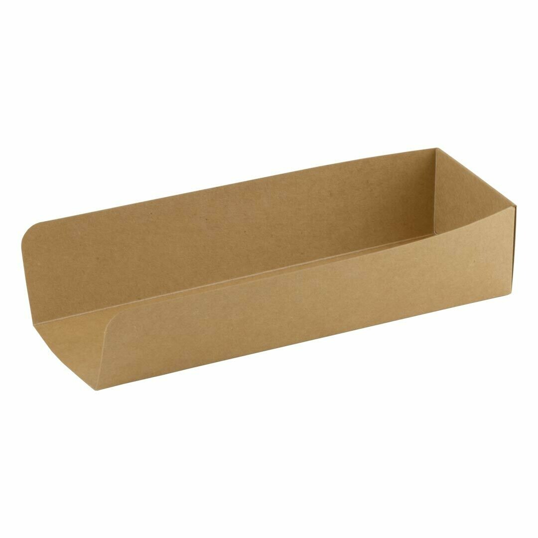 FSC® kraft/PLA hotdog tray 230x75x50mm\
Verpakt per 50 stuks FSC® kraft/PLA hotdog tray 230x75x50mm\
Verpakt per 50 stuks