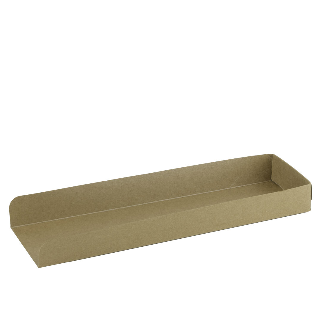 FSC® kraft/PLA panini tray 280x80x30mm
Verpakt per 50 stuks FSC® kraft/PLA panini tray 280x80x30mm
Verpakt per 50 stuks
