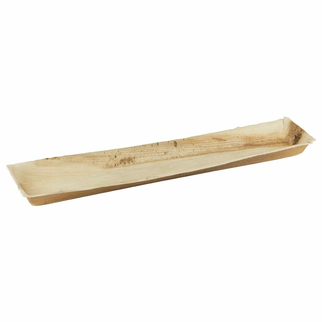 Palmblad bord 41,5x8,5x2,8cm
Verpakt per 25 stuks Palmblad bord 41,5x8,5x2,8cm
Verpakt per 25 stuks