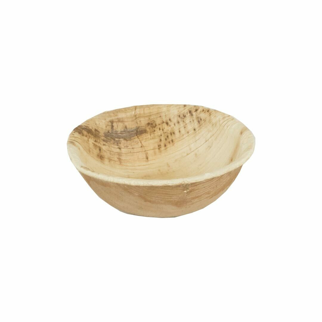 Spremnik za umak od palminog lišća 35ml / 6cm Ø Pakirano u 400 komada Spremnik za umak od palminog lišća 35ml / 6cm Ø Pakirano u 400 komada