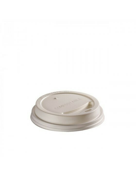 CPLA deksel wit 90mm Ø voor 2,5/3dl/12oz beker, verpakt per 1000 stuks CPLA deksel wit 90mm Ø voor 2,5/3dl/12oz beker, verpakt per 1000 stuks