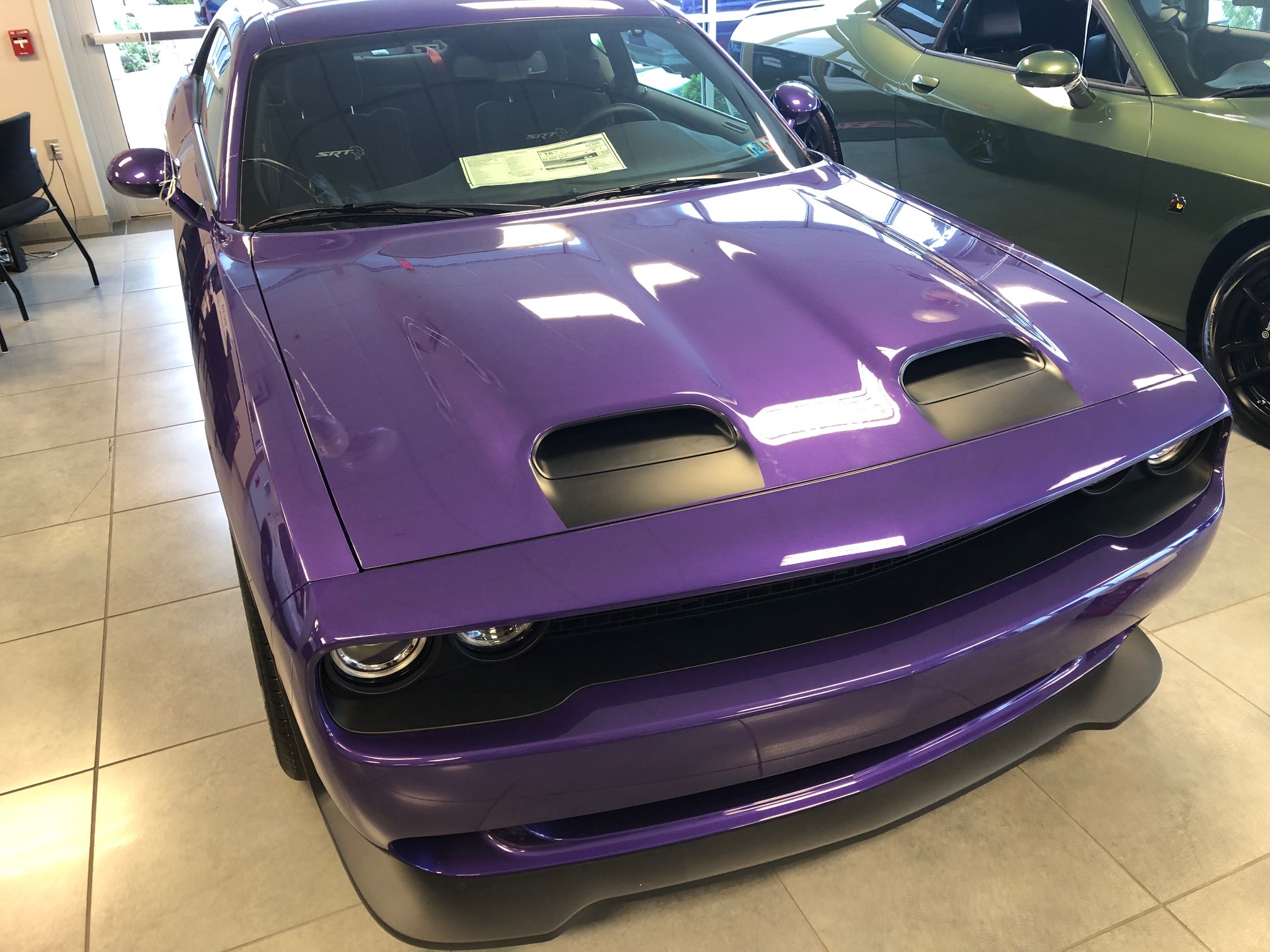 New 2019 Hellcat Hood Scoop Insert Graphics Dodge