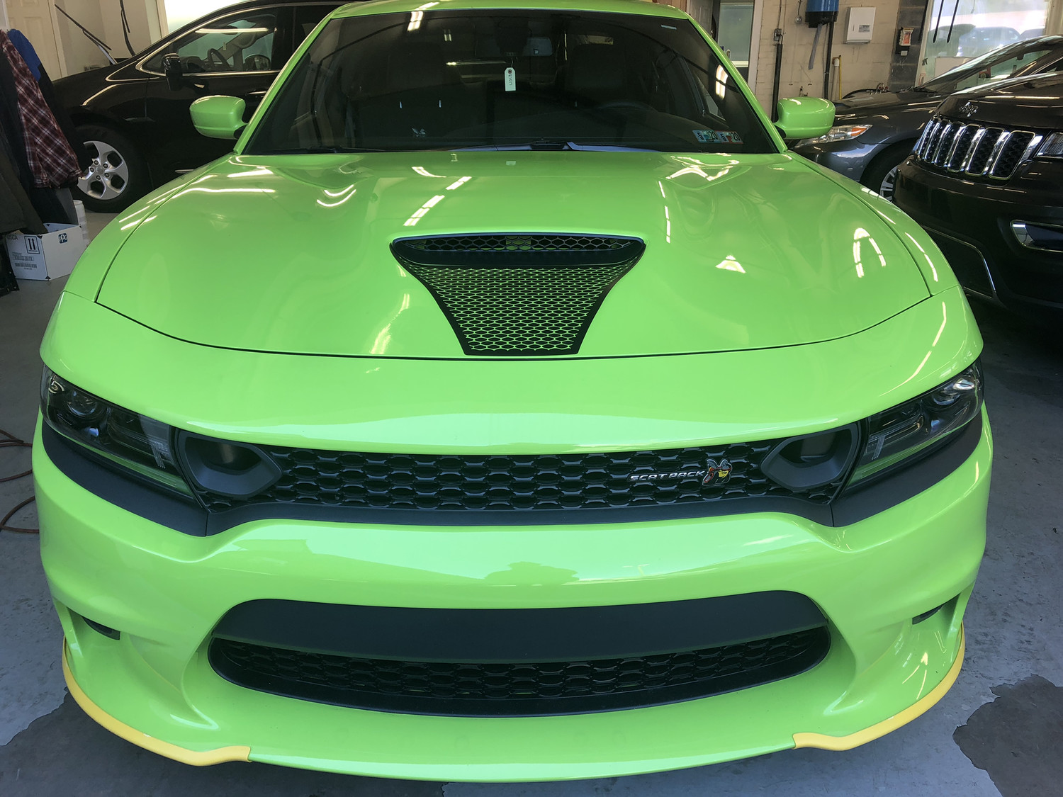 2015-2019 CHARGER SRT RT SCAT Hellcat Hood Scoop Blackout