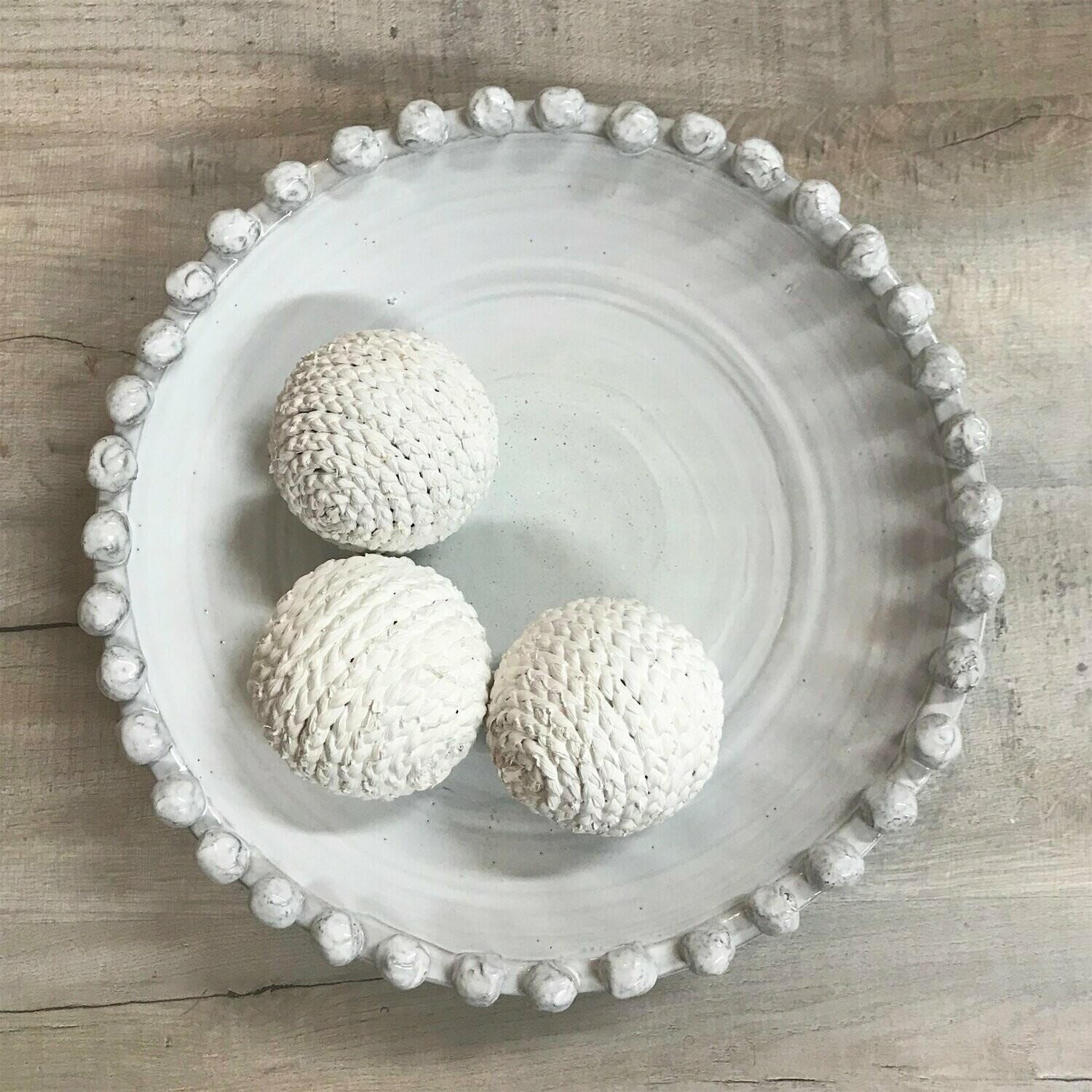 S 3 Seagrass Decorative Balls