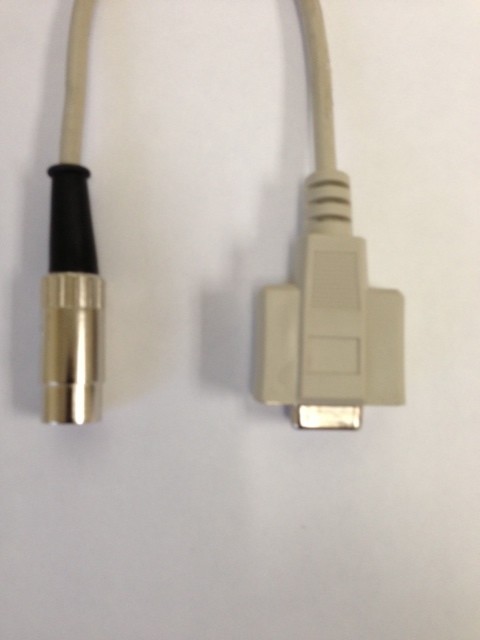 Cable to connect Biopac transducers with DB9 connector to iWorx DIN8 Cable to connect Biopac transducers with DB9 connector to iWorx DIN8