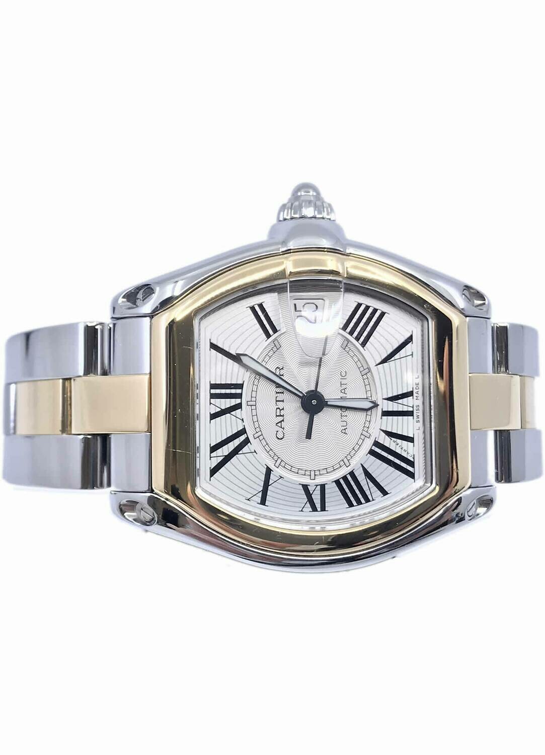 FS Cartier Roadster TwoTone 18k Yellow Gold W62031Y4 WatchUSeek