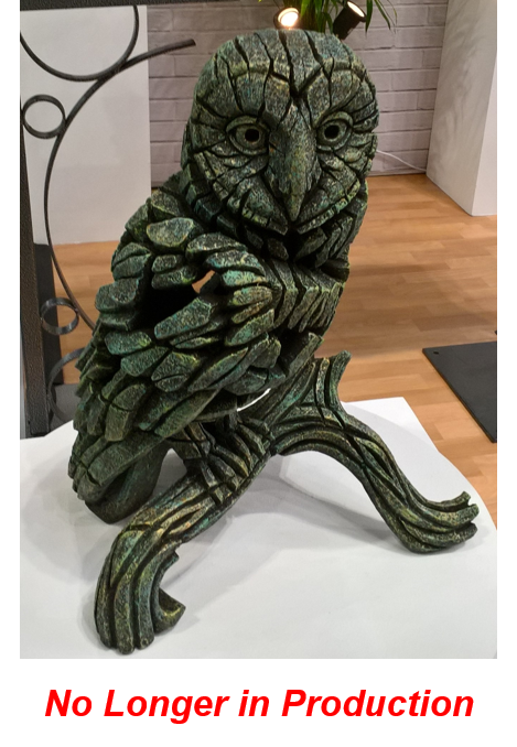Barn Owl - Emerald Gold Glow