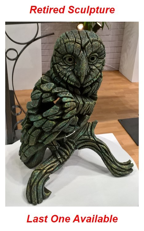 Barn Owl - Emerald Gold Glow 11110