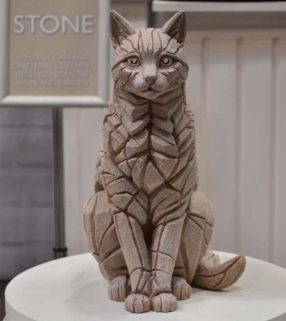 Cat Sitting - Yorkstone for Outdoors