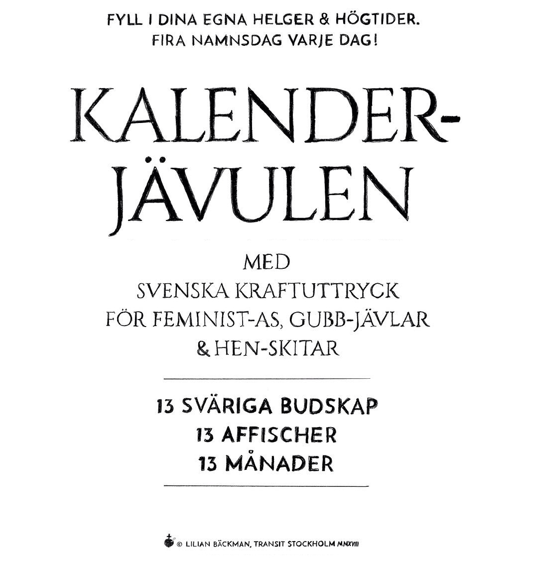 KALENDERJÄVULEN 1